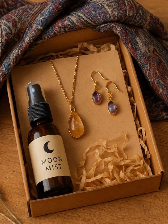 Bijou talisman en pierres naturelles